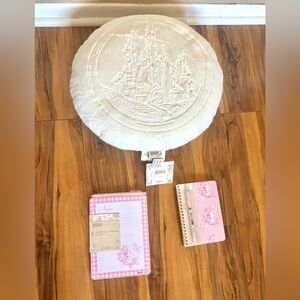 Lot of Katie Kime WICKED emerald city pillow Galinda notepad notebook